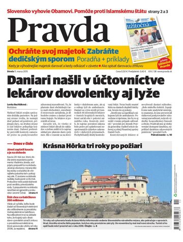 Obálka e-magazínu Pravda 11.3.2015