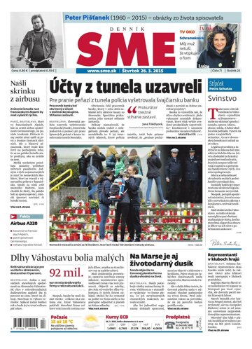 Obálka e-magazínu SME 26/3/201ť