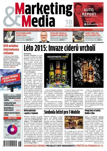 Obálka e-magazínu Marketing & Media 18 - 27.4.2015