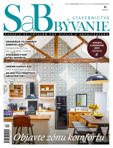Obálka e-magazínu SaB - Stavebníctvo a bývanie - September/Október 2016