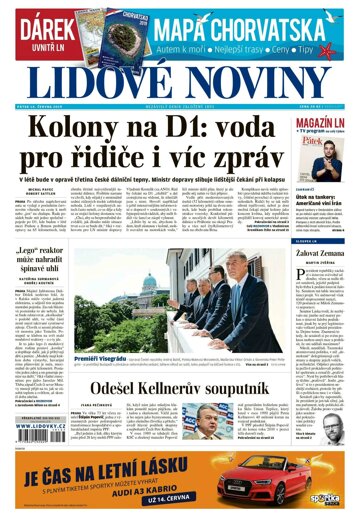 Obálka e-magazínu Lidové noviny 14.6.2019
