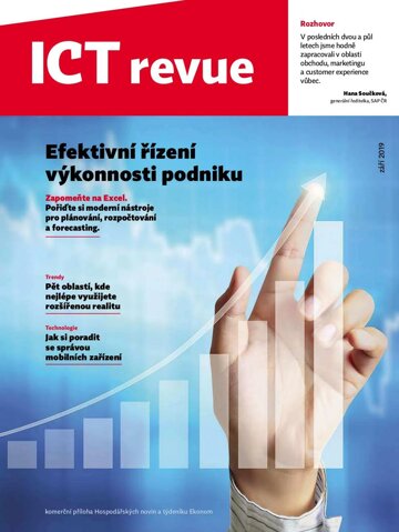 Obálka e-magazínu Ekonom 37 - 12.9.2019 příloha ICT revue