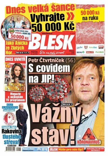 Obálka e-magazínu Blesk 25.9.2020