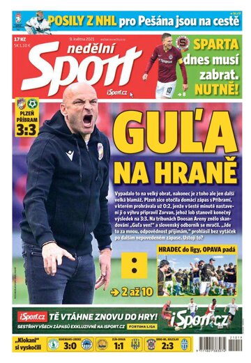 Obálka e-magazínu Nedělní Sport 9.5.2021