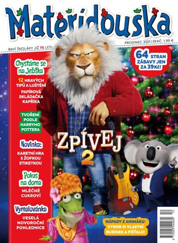 Obálka e-magazínu Mateřídouška 12/2021