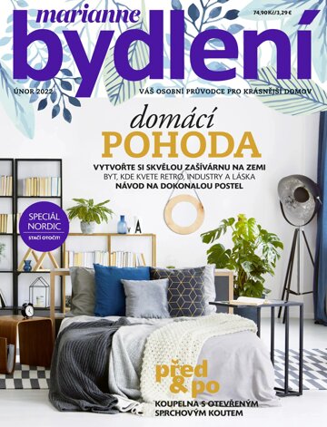 Obálka e-magazínu Marianne bydlení 2/2022