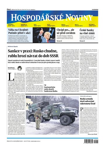 Obálka e-magazínu Hospodářské noviny 042 - 1.3.2022