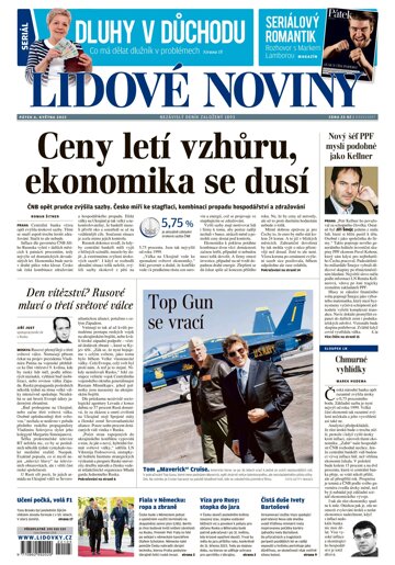 Obálka e-magazínu Lidové noviny 6.5.2022