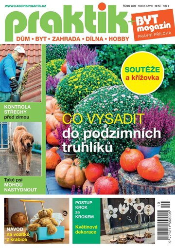 Obálka e-magazínu PRAKTIK & příloha Byt magazín 10/2023
