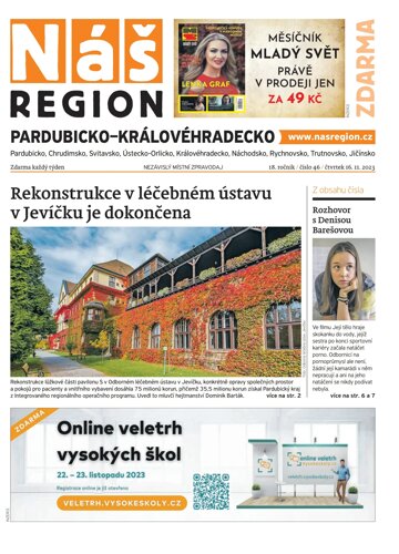 Obálka e-magazínu Náš Region - Pardubicko/Královéhradecko 46/2023