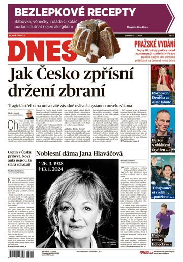 Obálka e-magazínu MF Dnes 15.1.2024