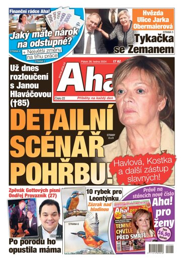 Obálka e-magazínu AHA! 26.1.2024