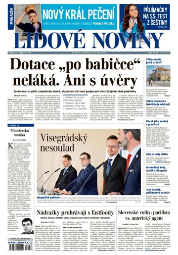 Obálka e-magazínu Lidové noviny 22.3.2024