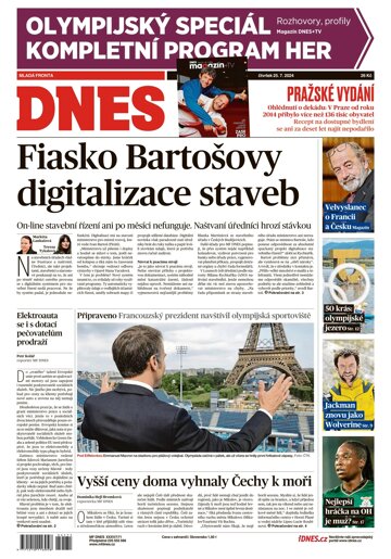 Obálka e-magazínu MF Dnes 25.7.2024