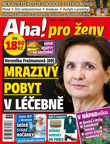Obálka e-magazínu AHA! pro ženy 36/2025