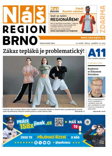 Obálka e-magazínu Náš Region - Brno 41/2025