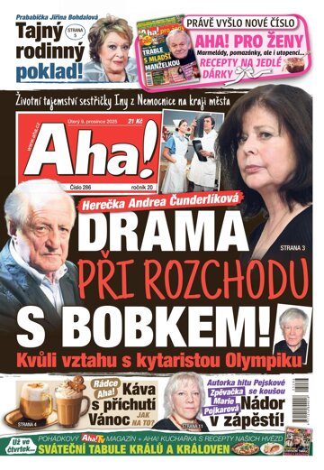 Obálka e-magazínu AHA! 9.12.2025