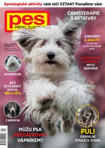 Obálka e-magazínu Pes přítel člověka 4/2026