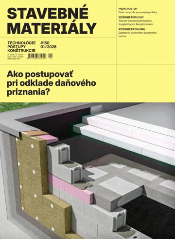 Obálka e-magazínu Stavebné materiály 1/2026
