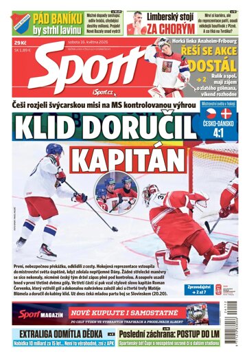 Obálka e-magazínu Sport 16.5.2026