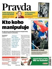 Obálka e-magazínu Pravda 25.3.2010