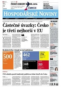 Obálka e-magazínu Hospodářské noviny 195 - 7.10.2013
