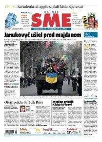 Obálka e-magazínu SME 24.2.2014