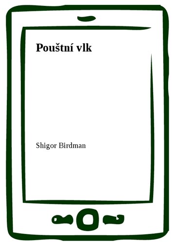 Obálka knihy Pouštní vlk