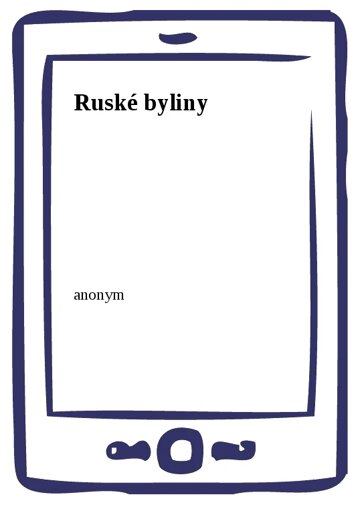 Obálka knihy Ruské byliny