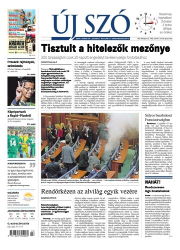 Obálka e-magazínu Új Szó 24.10.2015