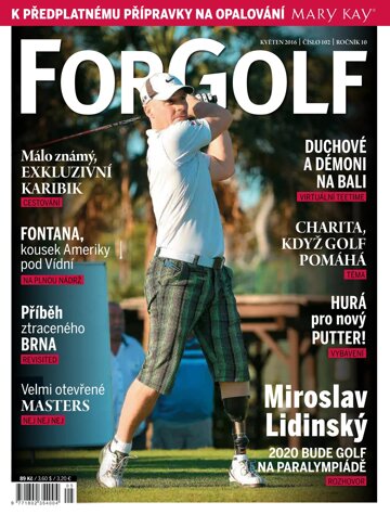 Obálka e-magazínu ForGolf 5/2016