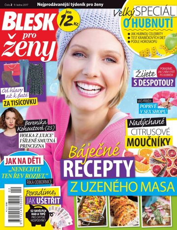 Obálka e-magazínu Blesk pro ženy 9.1.2017