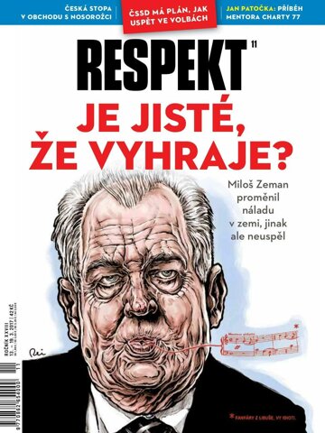 Obálka e-magazínu Respekt 11/2017