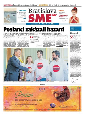 Obálka e-magazínu SME MY Bratislava 7/4/2017