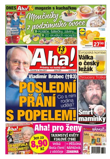 Obálka e-magazínu AHA! 5.10.2017