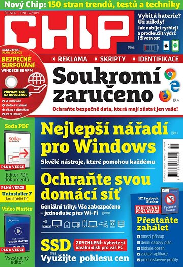 Obálka e-magazínu CHIP 6/2019