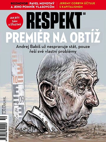 Obálka e-magazínu Respekt 50/2019