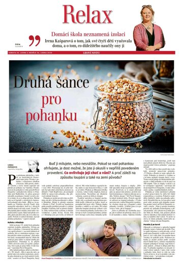 Obálka e-magazínu LN+ Čechy - 25.1.2020