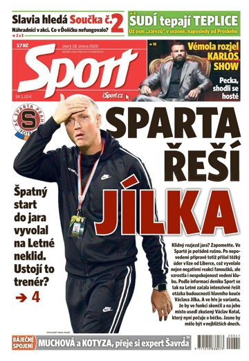 Obálka e-magazínu Sport 18.2.2020