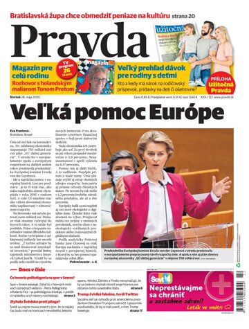 Obálka e-magazínu Pravda 28. 5. 2020