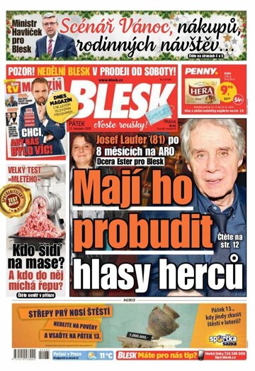 Obálka e-magazínu Blesk 13.11.2020