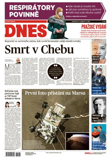 Obálka e-magazínu MF Dnes 20.2.2021