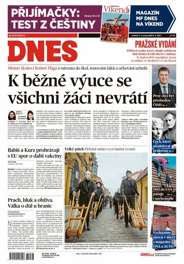 Obálka e-magazínu MF Dnes 3.4.2021