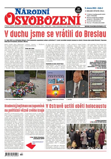 Obálka e-magazínu Národní Osvobození 2/2022