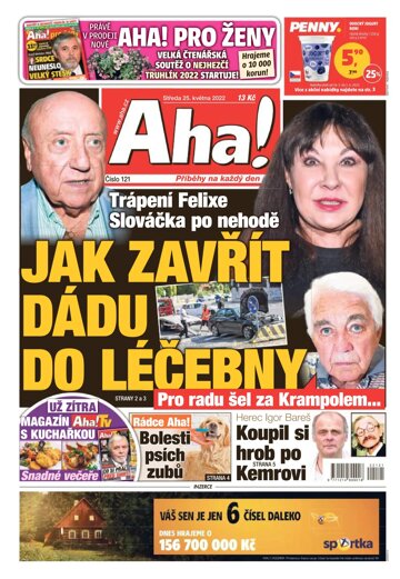 Obálka e-magazínu AHA! 25.5.2022