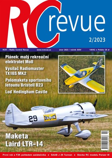 Obálka e-magazínu RC revue 2/2023