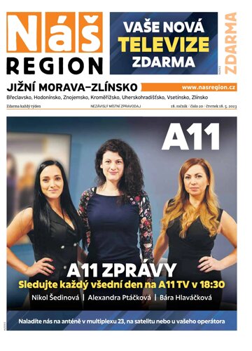 Obálka e-magazínu Náš Region - Jižní Morava/Zlínsko 20/2023