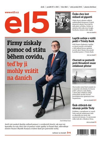 Obálka e-magazínu E15 - 29.5.2023