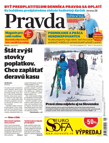 Obálka e-magazínu Pravda 4. 1. 2024