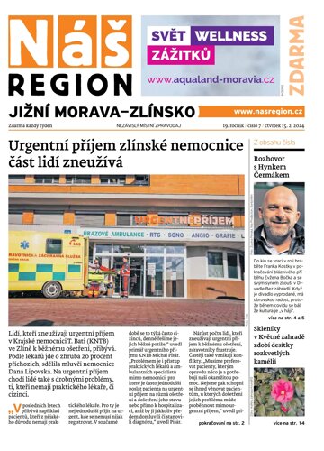 Obálka e-magazínu Náš Region - Jižní Morava/Zlínsko 7/2024